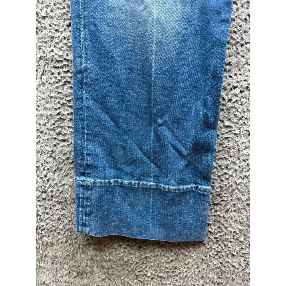 Boden High Rise Wide Leg Denim Jeans Medium Wash Blue Womens Size 32